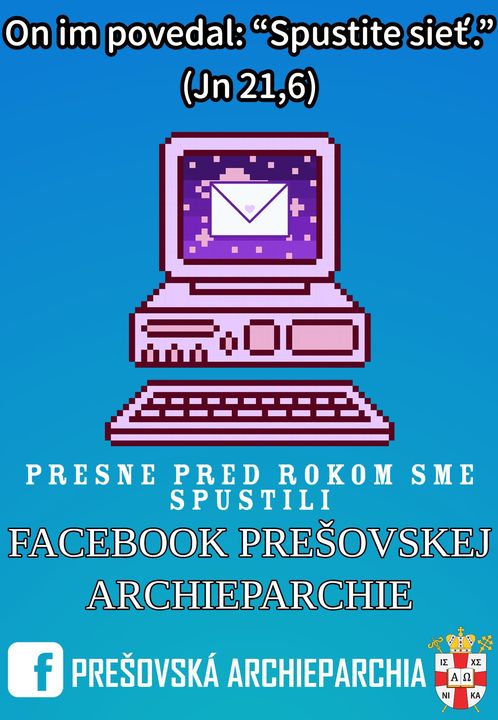 🎉🎆🎉 Je to presne rok, čo sme 3. augusta 2021 spustili Facebook Prešovskej archieparchie. Touto cestou vám chceme povedať jedno v…